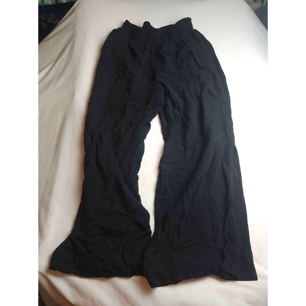 aerie Wide Leg Black Pants